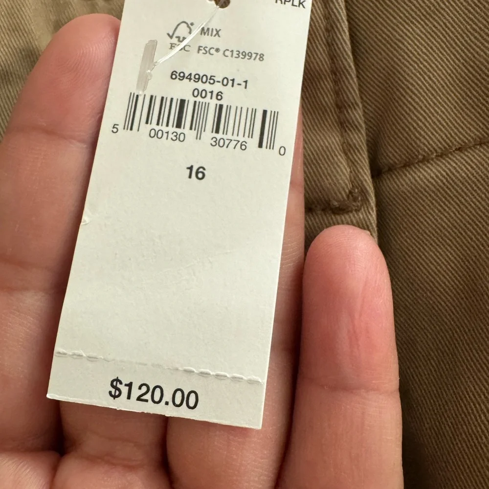 BANANA REPUBLIC RELAXED PLEATED CHINO - Picture 5 of 6